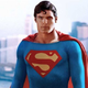 Christopher Reeve as Superman.